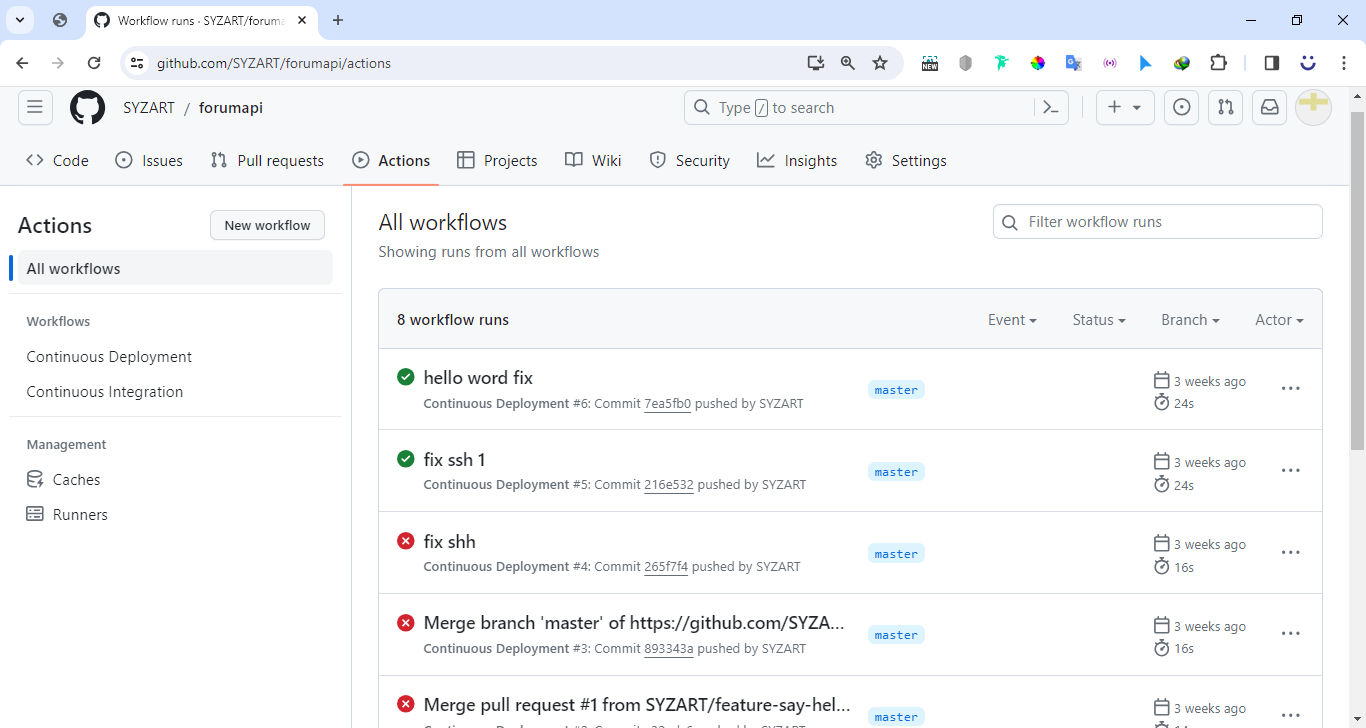 Syaugi Askar Project: Forum API